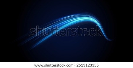Similar – Image, Stock Photo Blurred string of lights against dark background