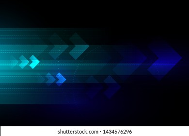 Light arrow speed, communication abstract background, business concept.