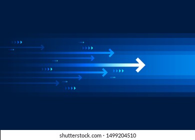 Light arrow speed, communication abstract background, business concept.