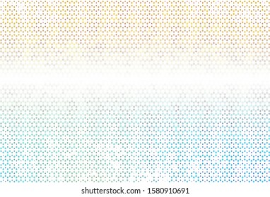 Light backdrop with dots. Abstract illustration with colored bubbles in nature style. Design for poster, banner of websites.