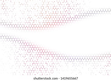Light backdrop with dots. Blurred bubbles on abstract background with colorful gradient. Pattern for textures of wallpapers.