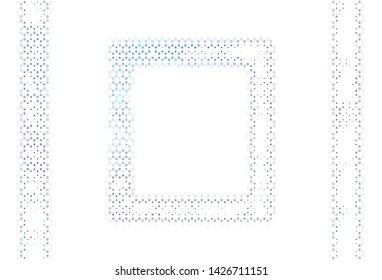 Light backdrop with dots. Blurred bubbles on abstract background with colorful gradient. Pattern for futuristic ad, booklets.