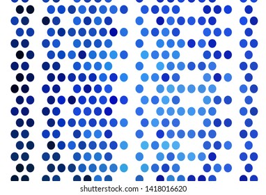 Light backdrop with dots. Blurred decorative design in abstract style with bubbles. Pattern for futuristic ad, booklets.