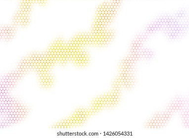 Light backdrop with dots. Blurred decorative design in abstract style with bubbles. Pattern for ads, leaflets.