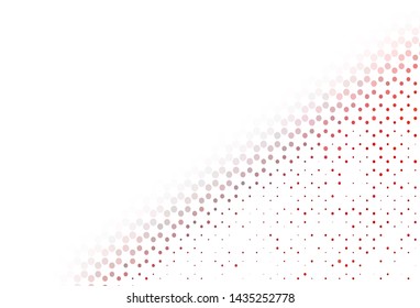 Light backdrop with dots. Blurred decorative design in abstract style with bubbles. New template for your brand book.