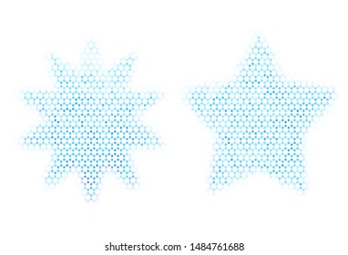Light backdrop with dots. Blurred decorative design in abstract style with bubbles. Pattern for ads, leaflets.
