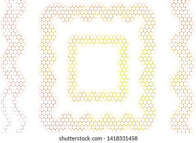 Light backdrop with dots. Glitter abstract illustration with blurred drops of rain. Pattern for futuristic ad, booklets.