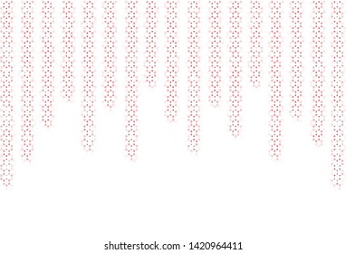 Light backdrop with dots. Glitter abstract illustration with blurred drops of rain. New template for your brand book.
