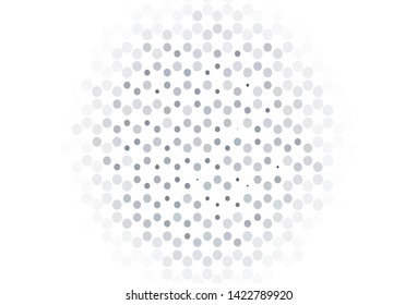 Light backdrop with dots. Glitter abstract illustration with blurred drops of rain. New template for your brand book.