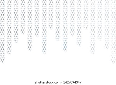 Light backdrop with dots. Glitter abstract illustration with blurred drops of rain. Design for your business advert.