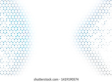 Light backdrop with dots. Modern abstract illustration with colorful water drops. New template for your brand book.