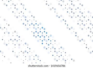 Light backdrop with dots. Modern abstract illustration with colorful water drops. Pattern for textures of wallpapers.