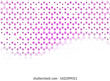 Light backdrop with dots. Modern abstract illustration with colorful water drops. Design for poster, banner of websites.
