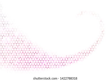 Light backdrop with dots. Modern abstract illustration with colorful water drops. Pattern for futuristic ad, booklets.