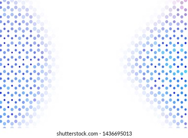 Light backdrop with dots. Modern abstract illustration with colorful water drops. Pattern for textures of wallpapers.