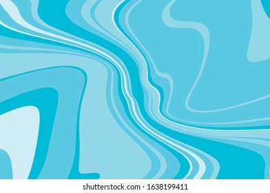 Light backdrop, great design for any purposes. Wavy dynamic pattern. Light blue background. Cover design template. Geometric line pattern. Abstract motion effect. Vector graphic.