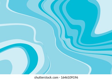 Light backdrop, great design for any purposes. Wavy dynamic pattern. Light blue background. Cover design template. Geometric line pattern. Abstract motion effect. Vector graphic.