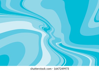 Light backdrop, great design for any purposes. Wavy dynamic pattern. Light blue background. Cover design template. Geometric line pattern. Abstract motion effect. Vector graphic.