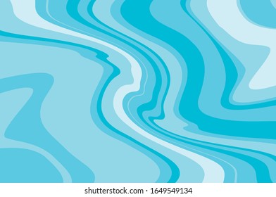Light backdrop, great design for any purposes. Wavy dynamic pattern. Light blue background. Cover design template. Geometric line pattern. Abstract motion effect. Vector graphic.