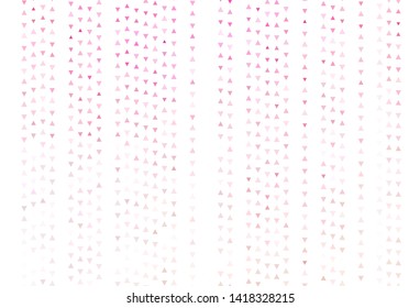 Light backdrop with lines, triangles. Decorative design in abstract style with triangles. Smart design for your adverts.