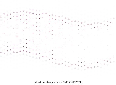 Light backdrop with lines, triangles. Decorative design in abstract style with triangles. Modern template for landing page.