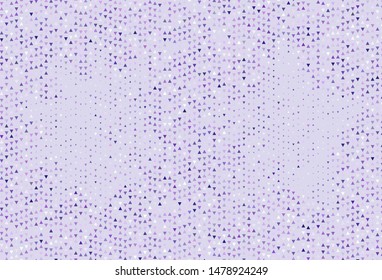 Light backdrop with lines, triangles. Triangles on abstract background with colorful gradient. Modern template for landing page.