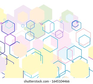 Light backdrop for print design. Honeycomb texture.