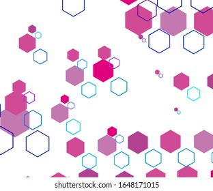 Light backdrop for print design. Honeycomb texture.