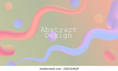 light background with 3d geometric shapes. vector illustration