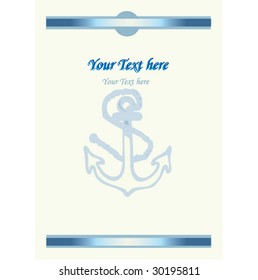 light  background with anchor