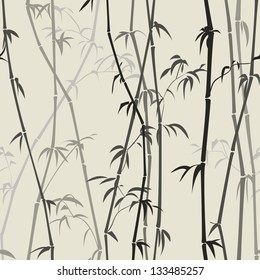 light background with bamboo