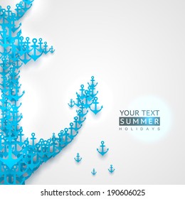 Light background with a blue anchor.