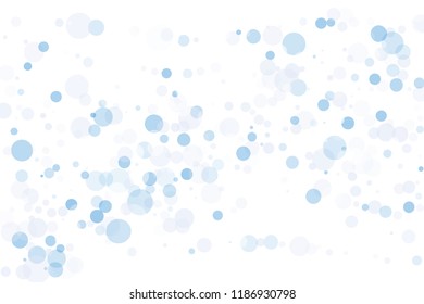 Light background with blue and pink circles with bokeh effect. Different delicate shades and degree of transparency. Scalable vector graphics