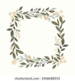 Light background with a botanical motif. Floral pattern, pink flowers, elegant decoration for greeting cards, Mother's Day, anniversaries, wedding invitations.