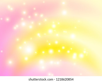Light background  with bright light blurred spots and  bokeh. The illustration contains transparency and effects. EPS10