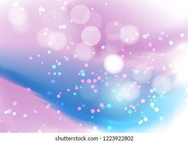 Light background  with bright  blurred spots and  bokeh. The illustration contains transparency and effects. EPS10
