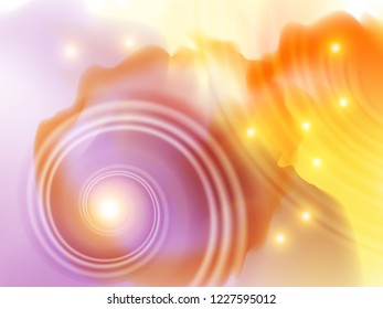 Light background  with bright  blurred spots and  bokeh. The illustration contains transparency and effects. EPS10