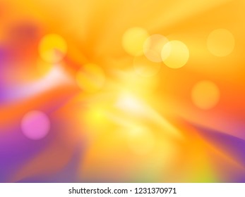 Light background  with bright  blurred spots and  bokeh. The illustration contains transparency and effects. EPS10