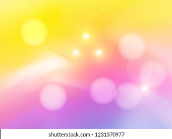 Light background  with bright  blurred spots and  bokeh. The illustration contains transparency and effects. EPS10