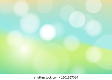 Fondo claro con puntos borrosos brillantes y bokeh. Ilustración del vector
