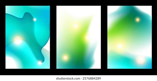 Light background  with bright  blurred spots and  bokeh. 