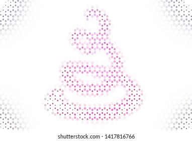 Light background with bubbles. Abstract illustration with colored bubbles in nature style. Design for your business advert.