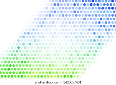Light background with bubbles. Abstract illustration with colored bubbles in nature style. Pattern for ads, leaflets.