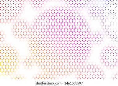 Light background with bubbles. Abstract illustration with colored bubbles in nature style. Pattern for beautiful websites.