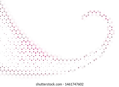 Light background with bubbles. Abstract illustration with colored bubbles in nature style. Pattern for futuristic ad, booklets.