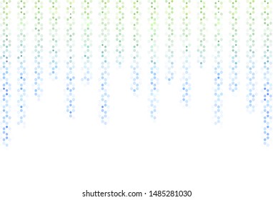Light background with bubbles. Abstract illustration with colored bubbles in nature style. New template for your brand book.