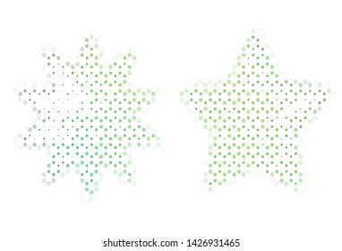 Light background with bubbles. Beautiful colored illustration with blurred circles in nature style. New template for your brand book.