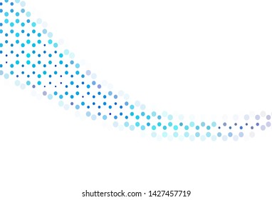 Light background with bubbles. Blurred decorative design in abstract style with bubbles. New template for your brand book.