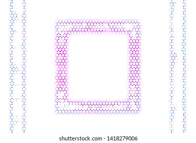 Light background with bubbles. Glitter abstract illustration with blurred drops of rain. Pattern for ads, leaflets.