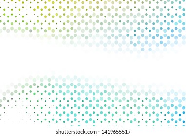 Light background with bubbles. Glitter abstract illustration with blurred drops of rain. New template for your brand book.